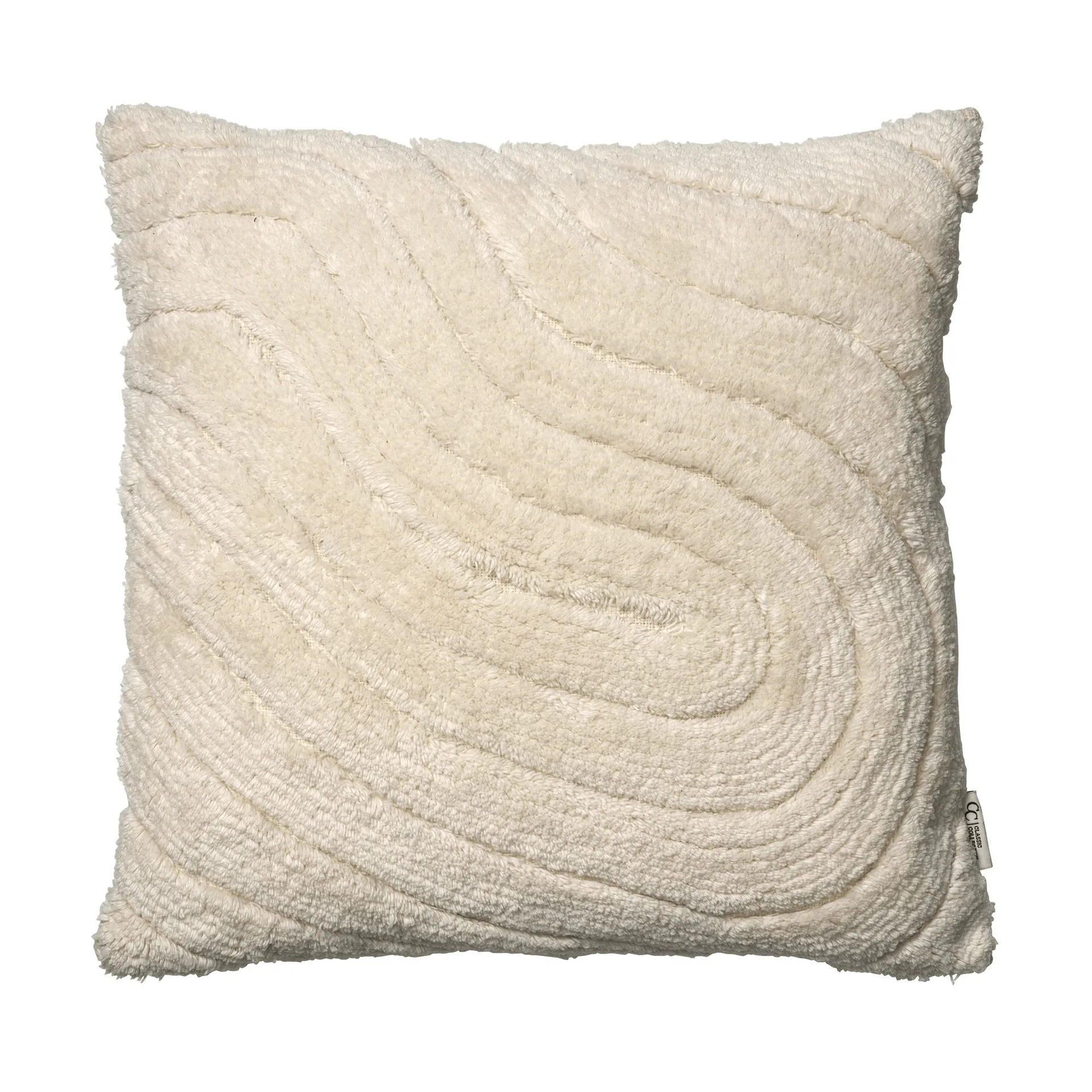 Swirl pudebetræk, Off white, 50x50 cm Classic Collection