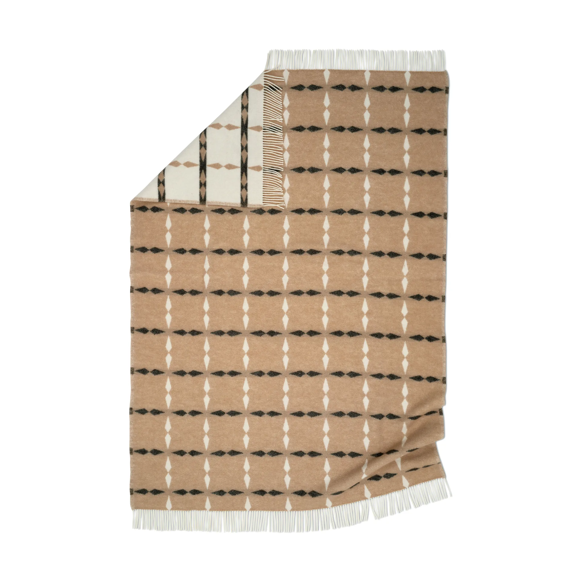 Tile plaid 130x180 cm, Beige Classic Collection