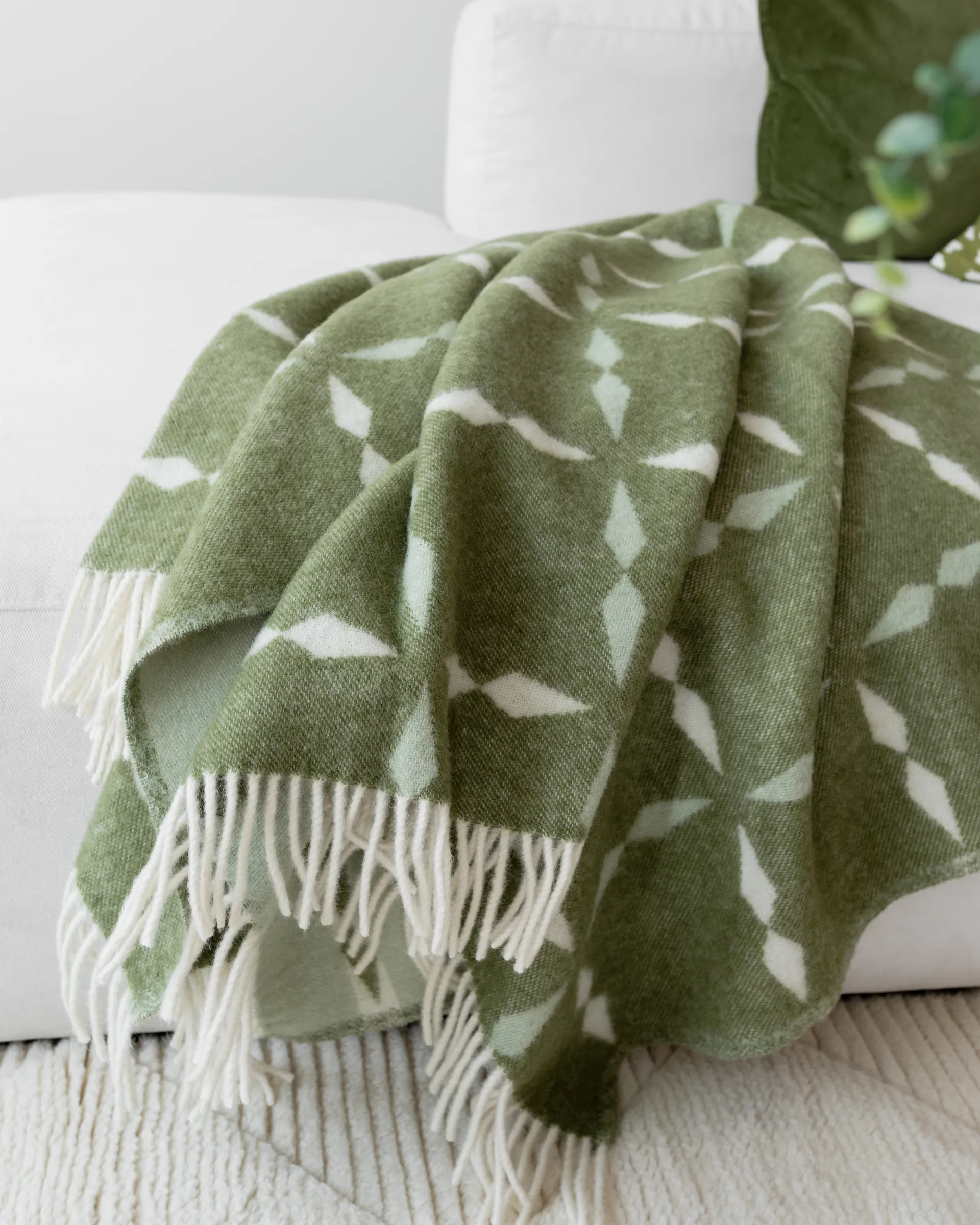 Tile plaid 130x180 cm, Grøn Classic Collection