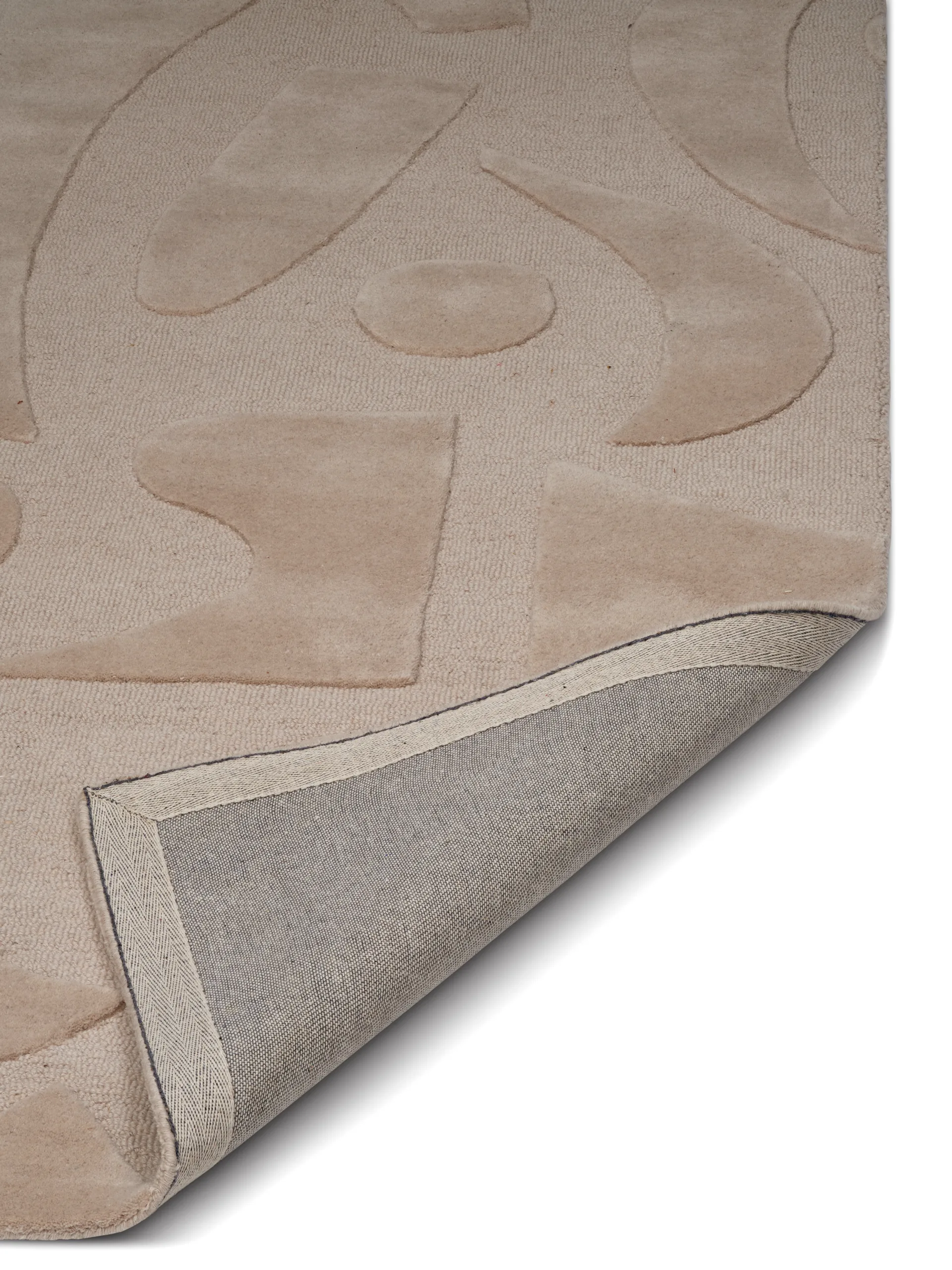 Vivid uldtæppe 200x300 cm, Beige Classic Collection