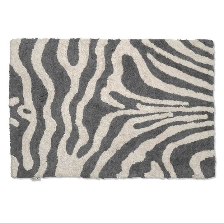 Zebra badeværelsesmåtte 60x90 cm, Titanium/Hvid Classic Collection