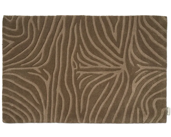 Zebra dørmåtte - Mocca, 60x90 cm - Classic Collection