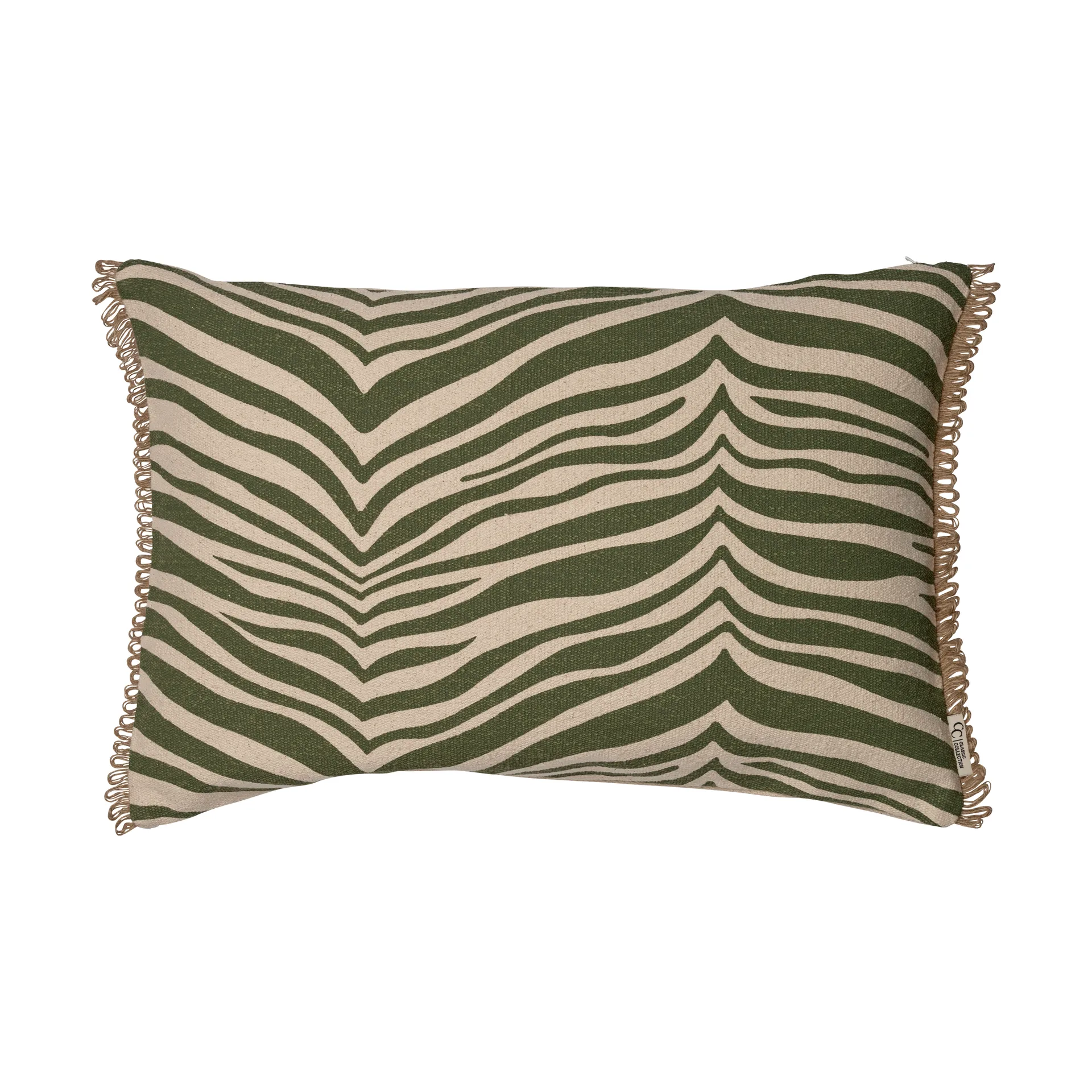 Zebra pude 40x60 cm, Grøn Classic Collection