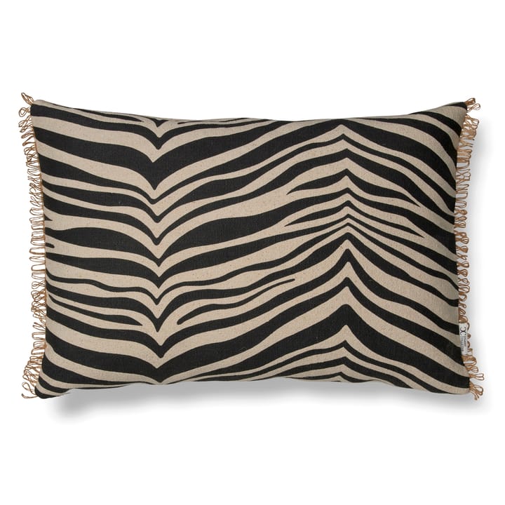 Zebra pude 40x60 cm - Sort - Classic Collection