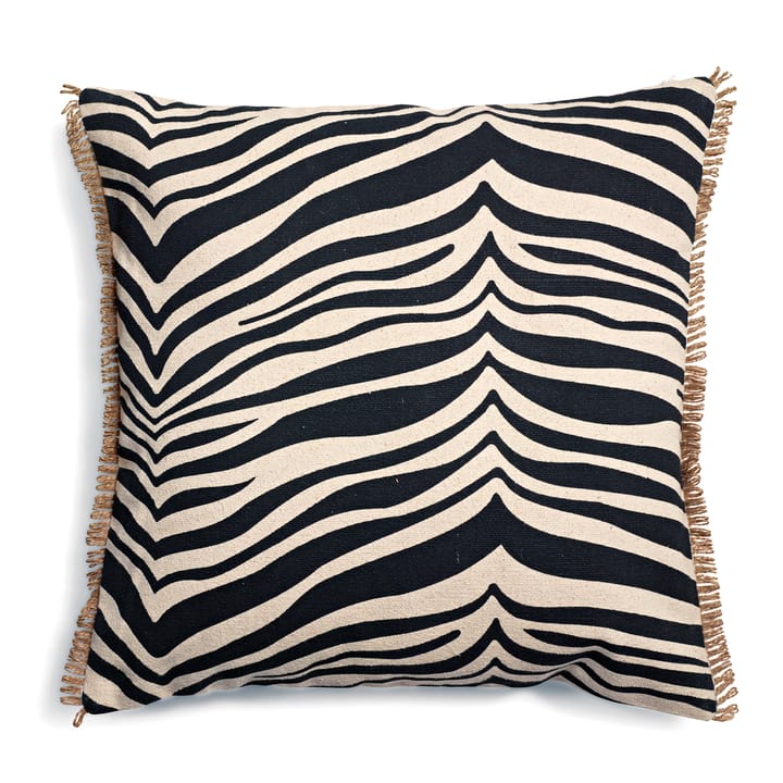 Zebra pude 50 x 50 cm - Sort - Classic Collection