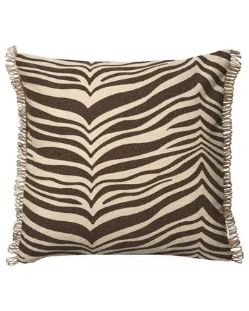 Zebra pude - Brun-natur, 50x50 cm - Classic Collection