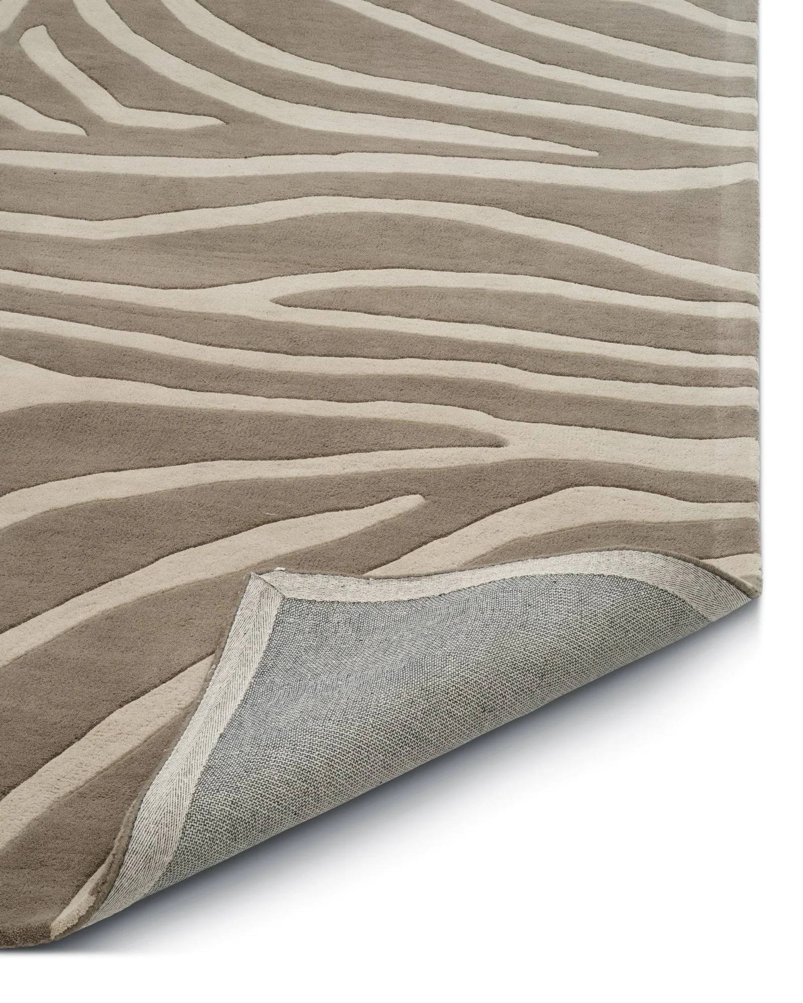 Zebra tæppe 250x350 cm, Beige, 250x350 cm Classic Collection