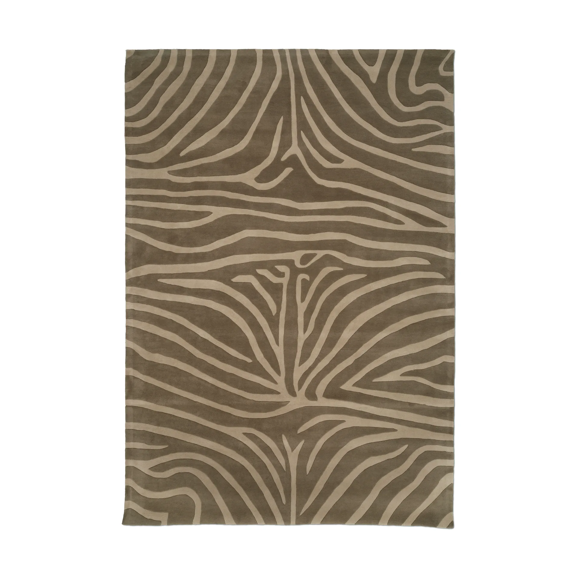 Zebra tæppe 250x350 cm, Brown Classic Collection