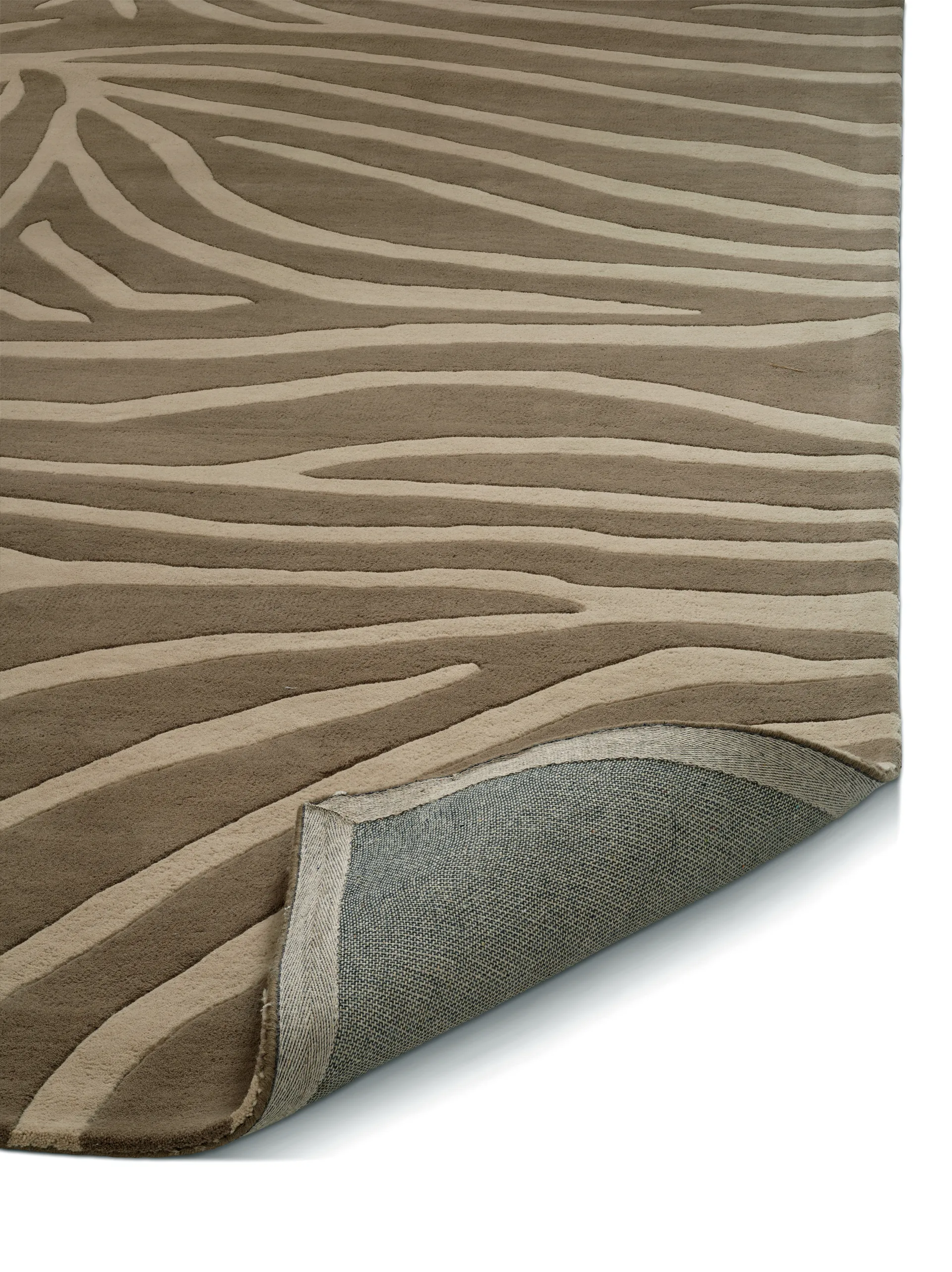 Zebra tæppe 250x350 cm, Brown Classic Collection