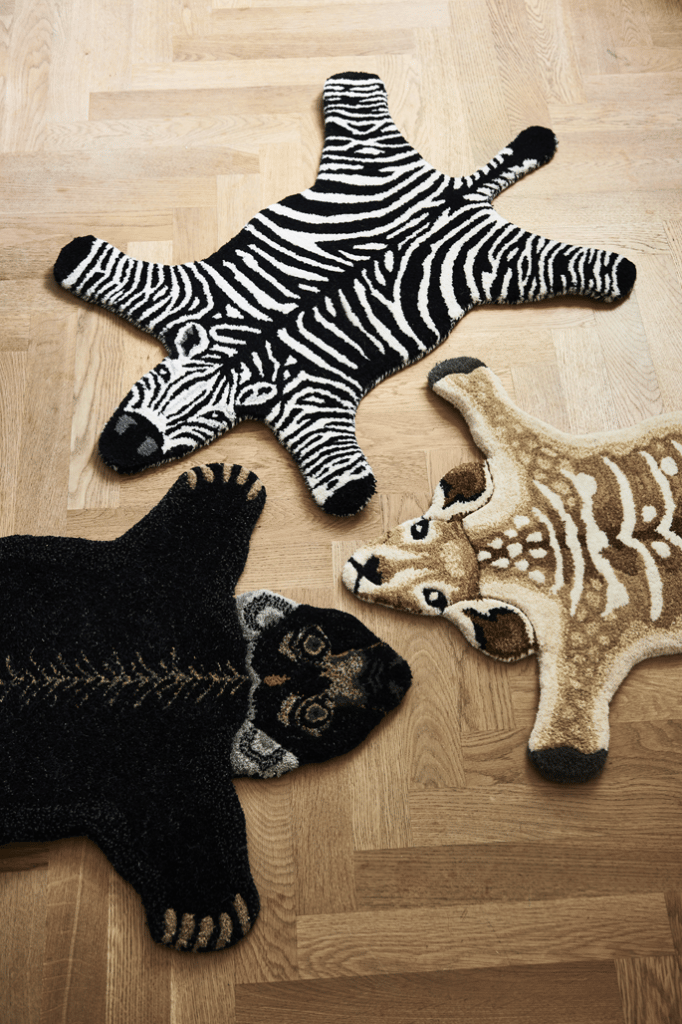 Zebra tæppe fra Classic Collection NordicNest.dk