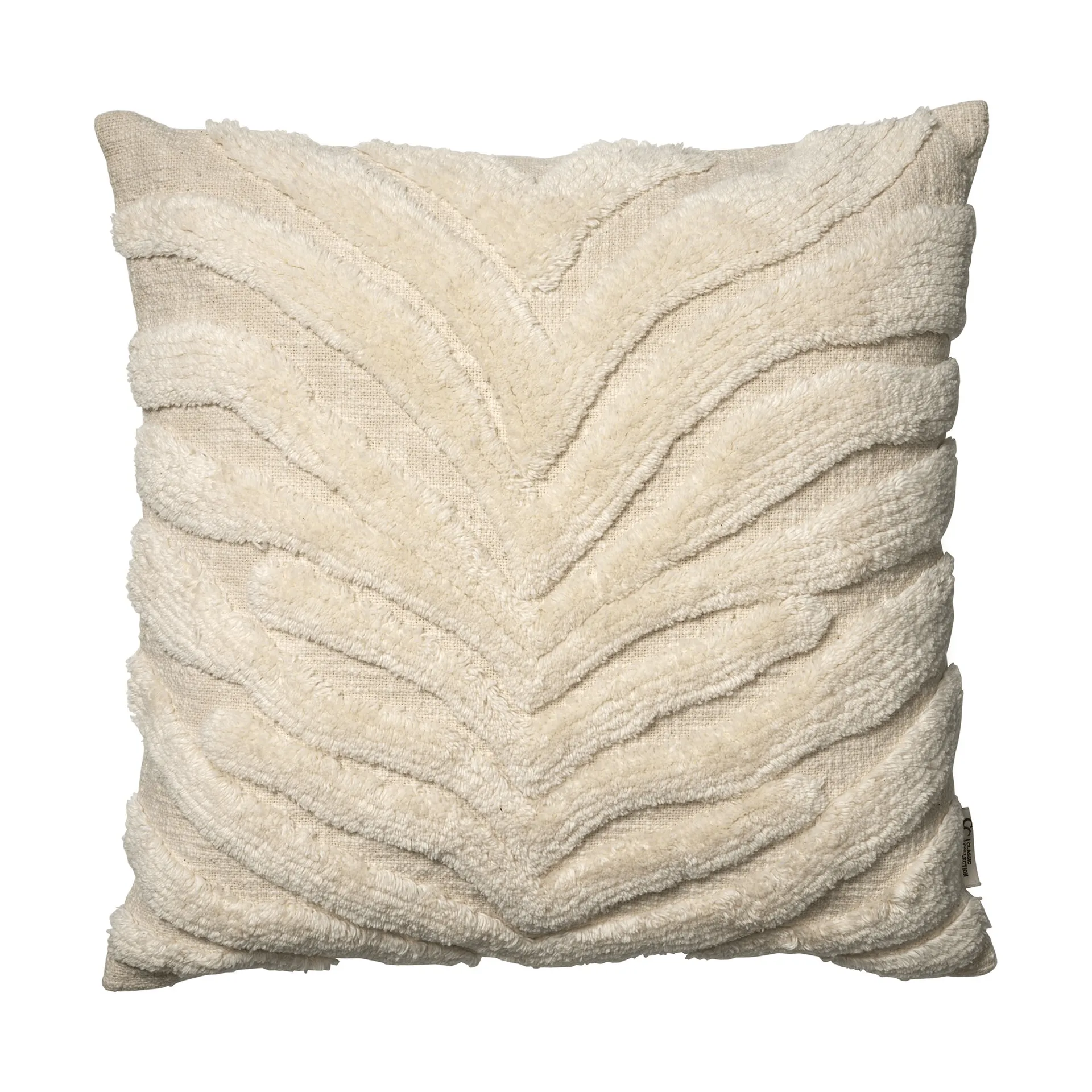 Zebra Tuft pudebetræk, Off white, 50x50 cm Classic Collection