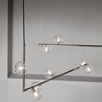 Air 73 loftslampe - nikkel, klart glas - CO Bankeryd