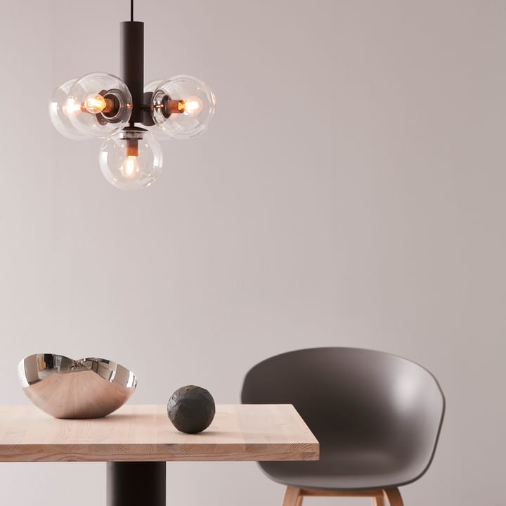 Avenue 43 loftslampe, Sort/Klart glas CO Bankeryd