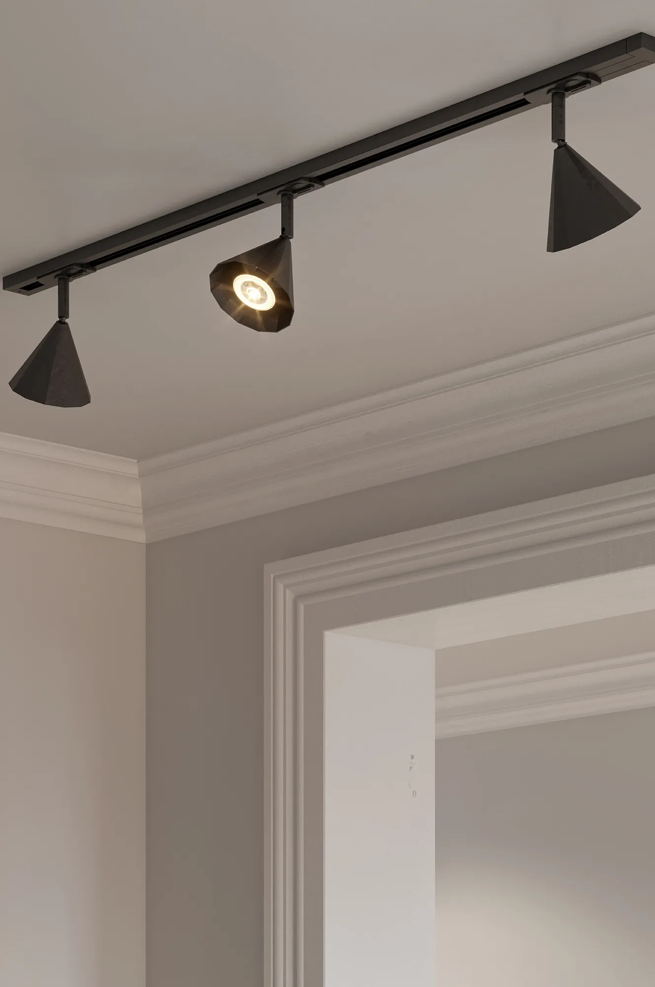 Rain 10 spotskinne, Black CO Bankeryd