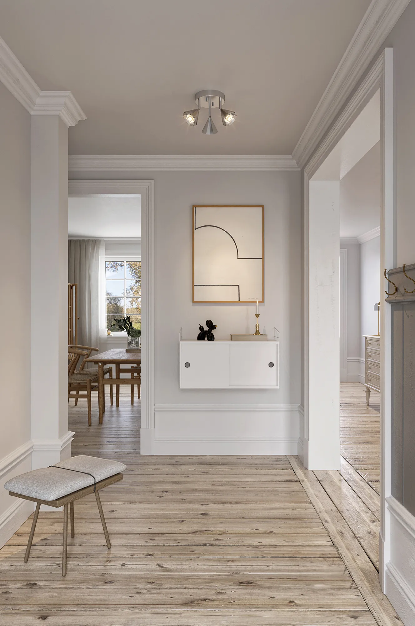 Rain 18 spotskinne, Aluminium CO Bankeryd