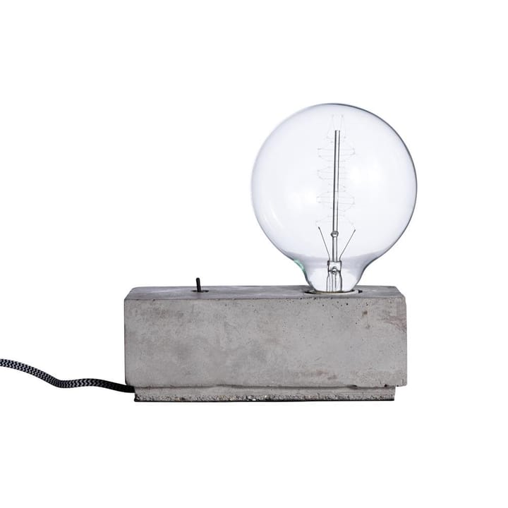 Stella bordlampe beton firkantet - grå betong - CO Bankeryd