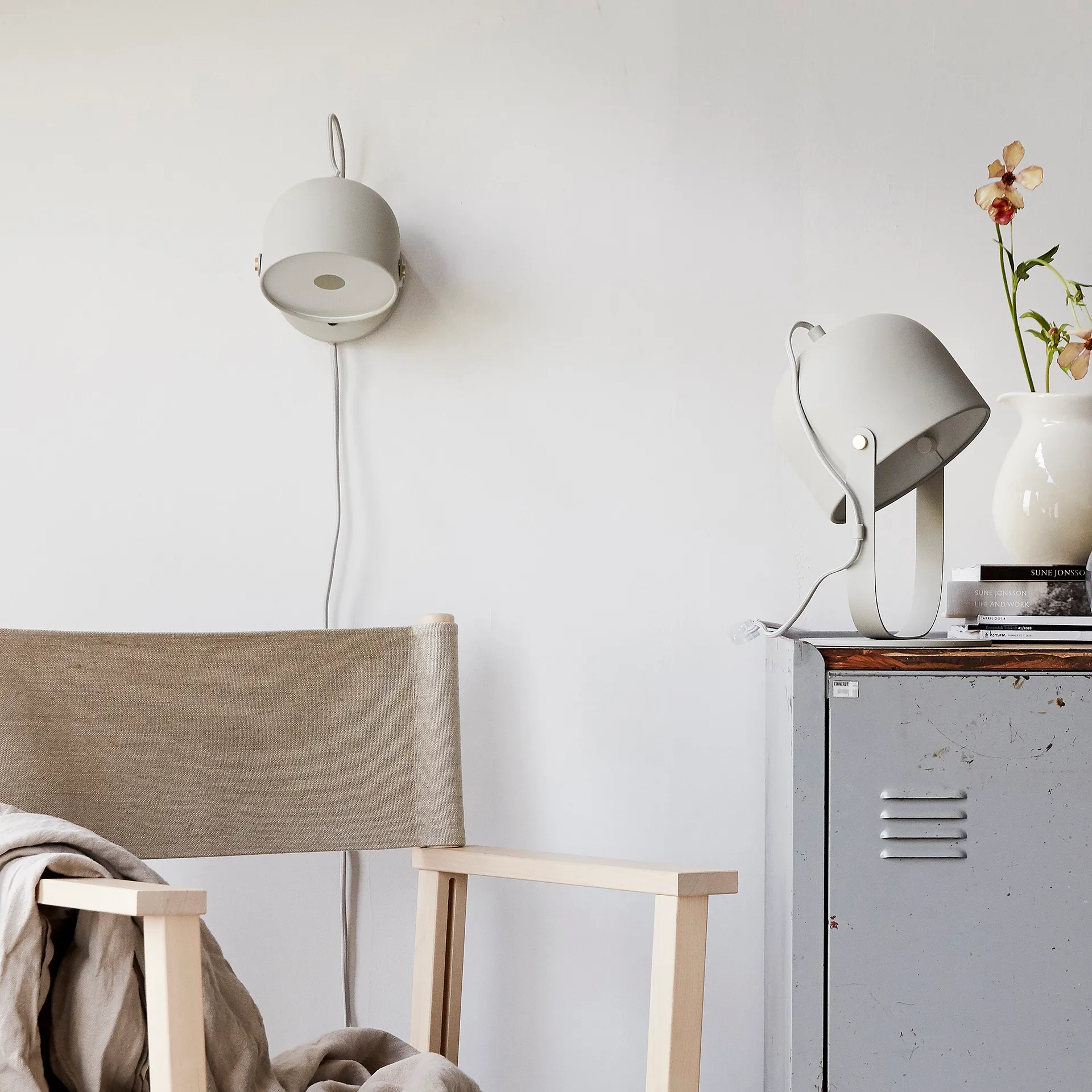 Svejk 13 væglampe, Beige/Messing CO Bankeryd