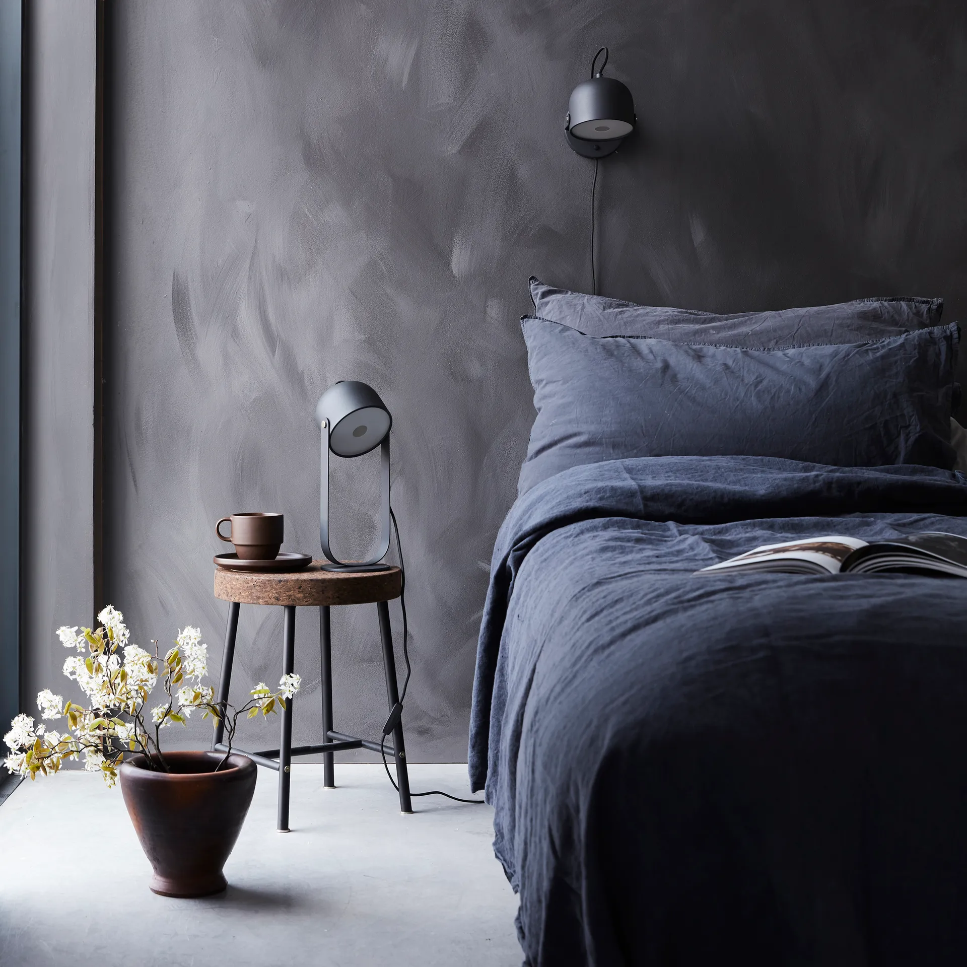 Svejk 13 væglampe, Sort/Nikkel CO Bankeryd