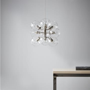 Tage loftlampe - sølv-klart glas - CO Bankeryd