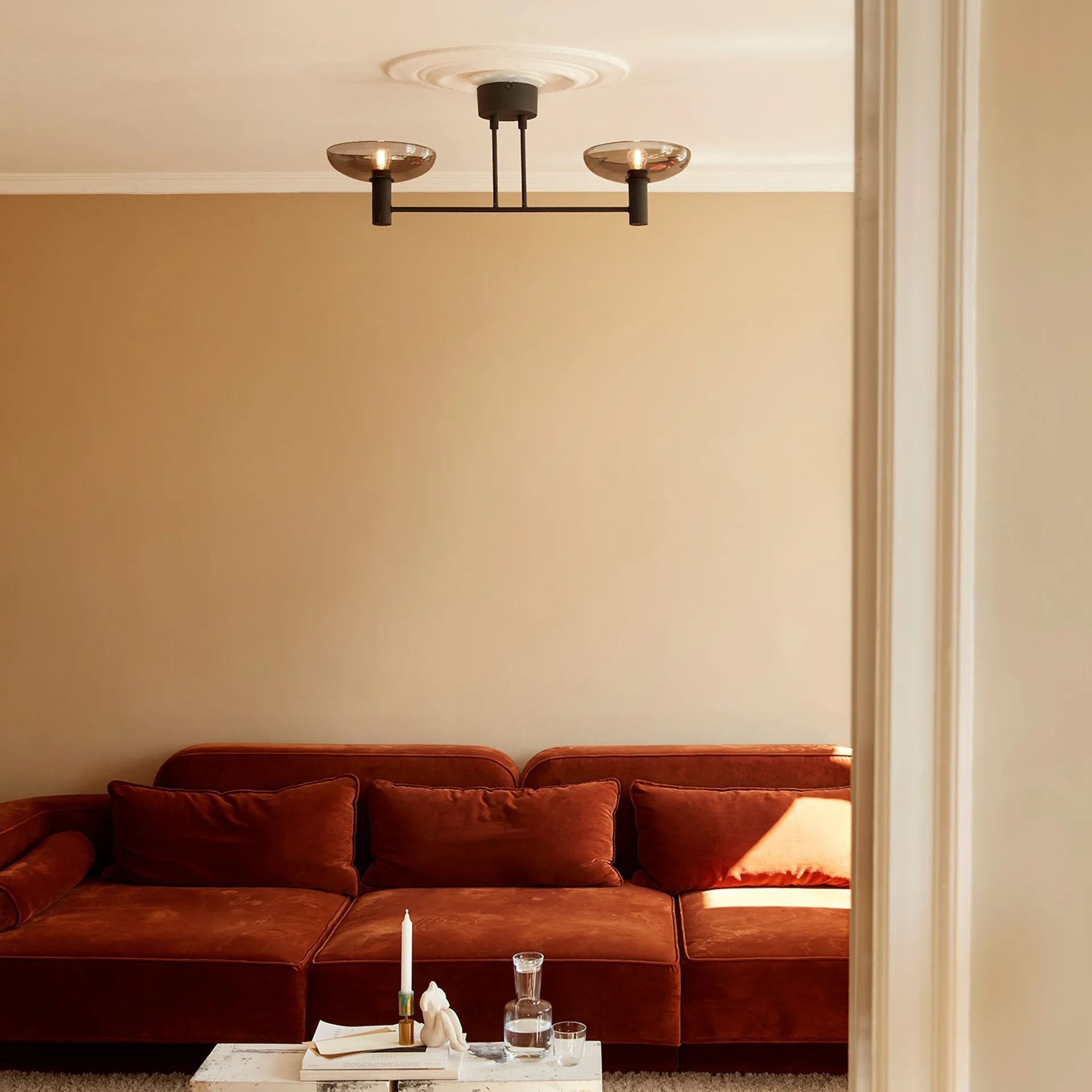 Ufo Long plafond, Sort CO Bankeryd