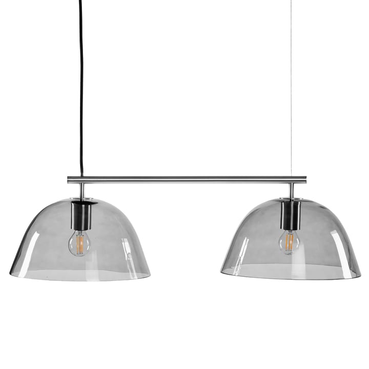 Wendo 70 loftslampe røgfarvet glas - Nikkel - CO Bankeryd