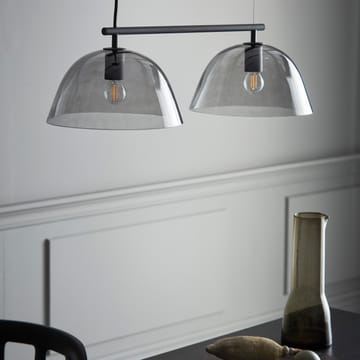 Wendo 70 loftslampe røgfarvet glas - Sort - CO Bankeryd