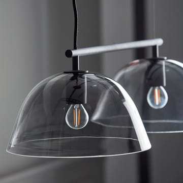 Wendo 70 loftslampe røgfarvet glas - Sort - CO Bankeryd