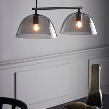 Wendo 70 loftslampe røgfarvet glas - Sort - CO Bankeryd