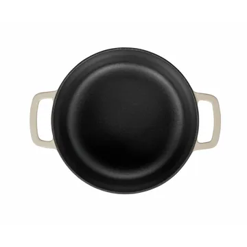 Combekk Enameled støbejernsgryde Ø24 cm - Sand-gold knob - Combekk