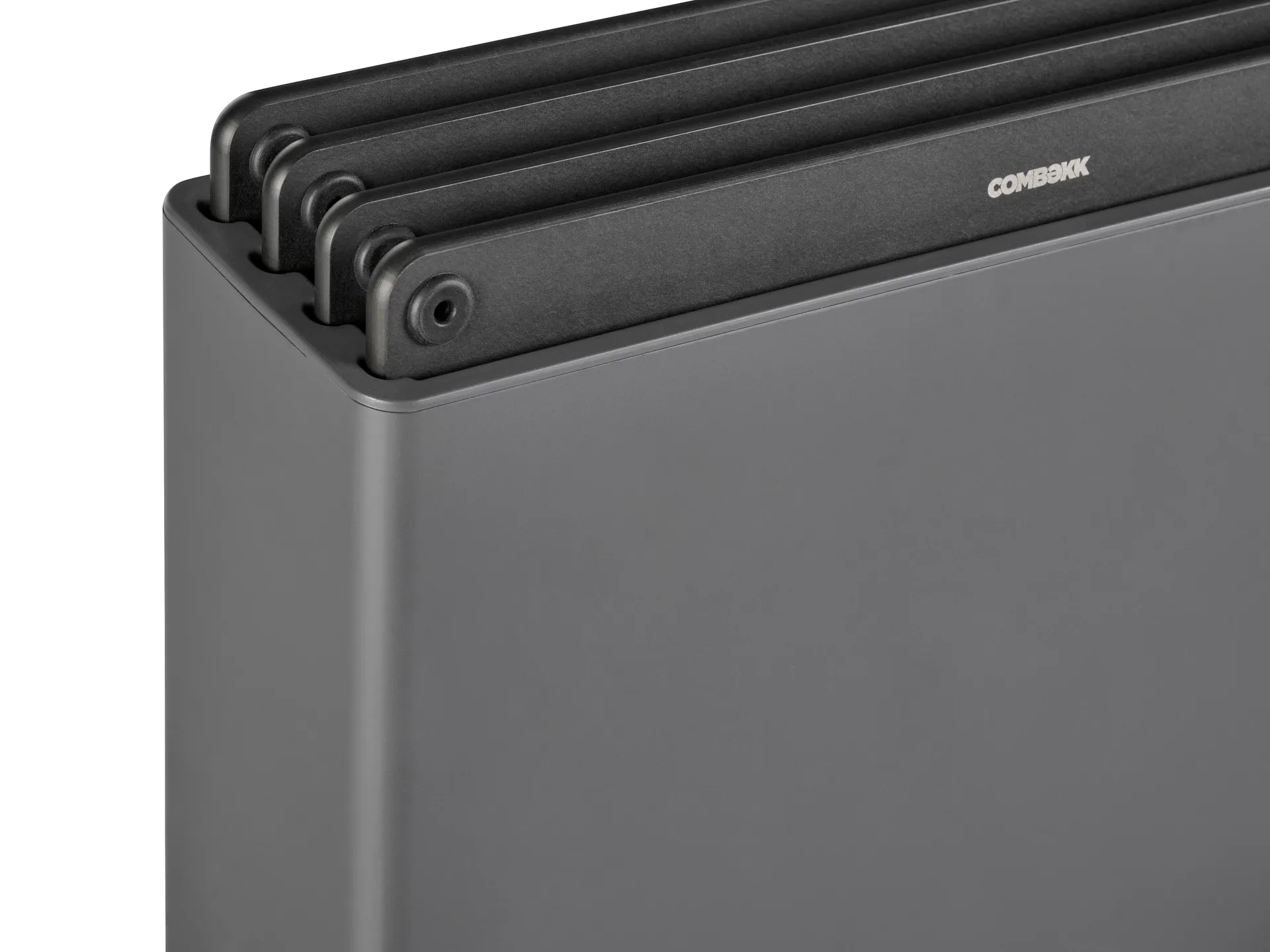 Combekk skærebræt 5‑dele, Black-black Combekk