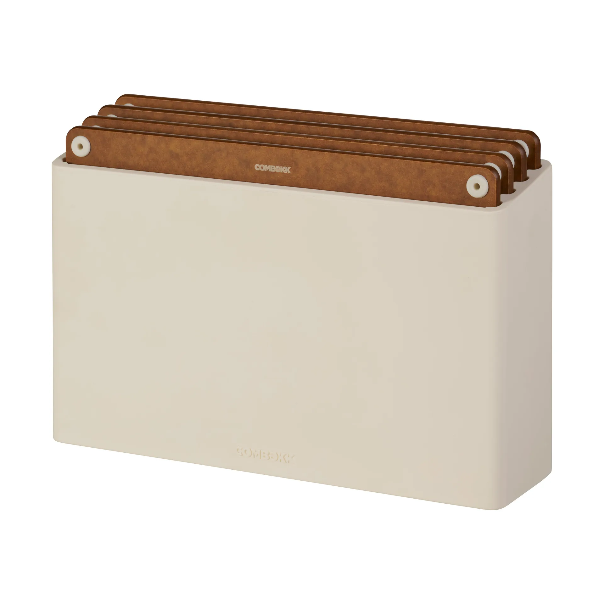 Combekk skærebræt 5‑dele, Sand-brown Combekk