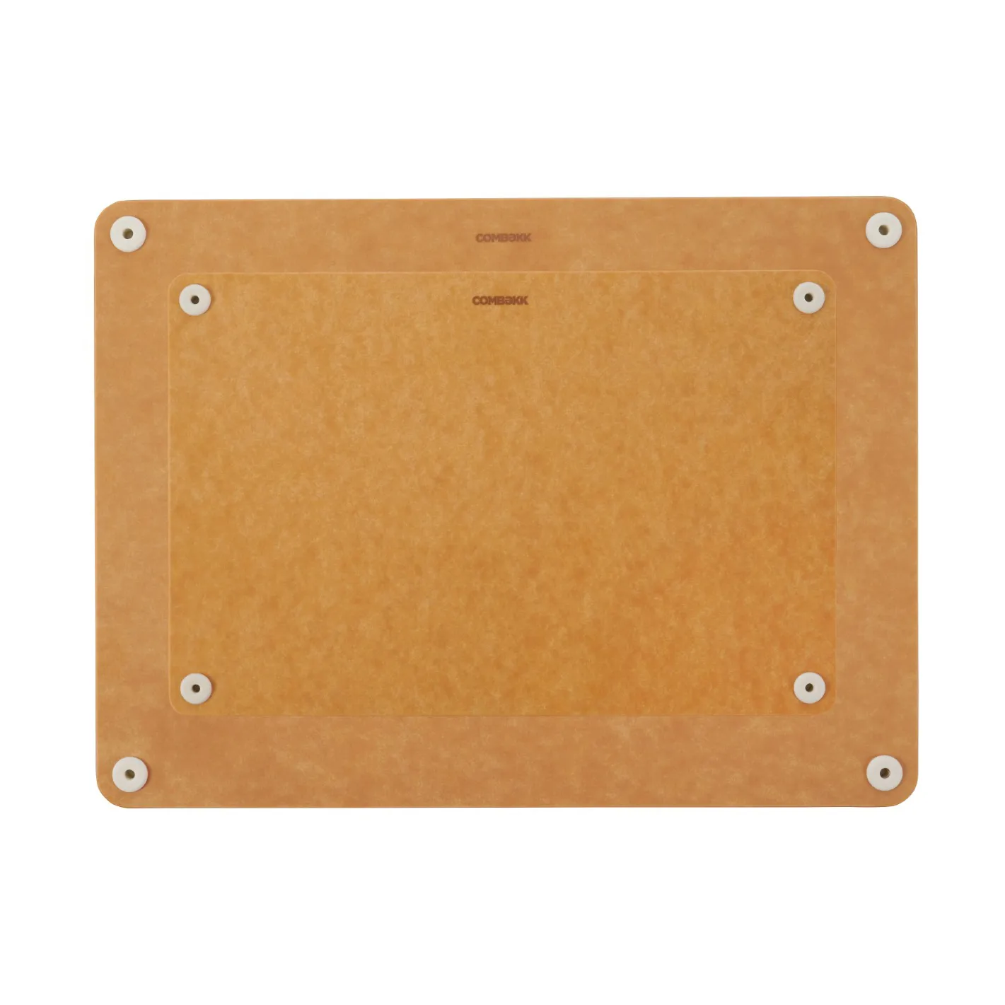 Combekk skærebræt træ 2-dele, Natural Combekk