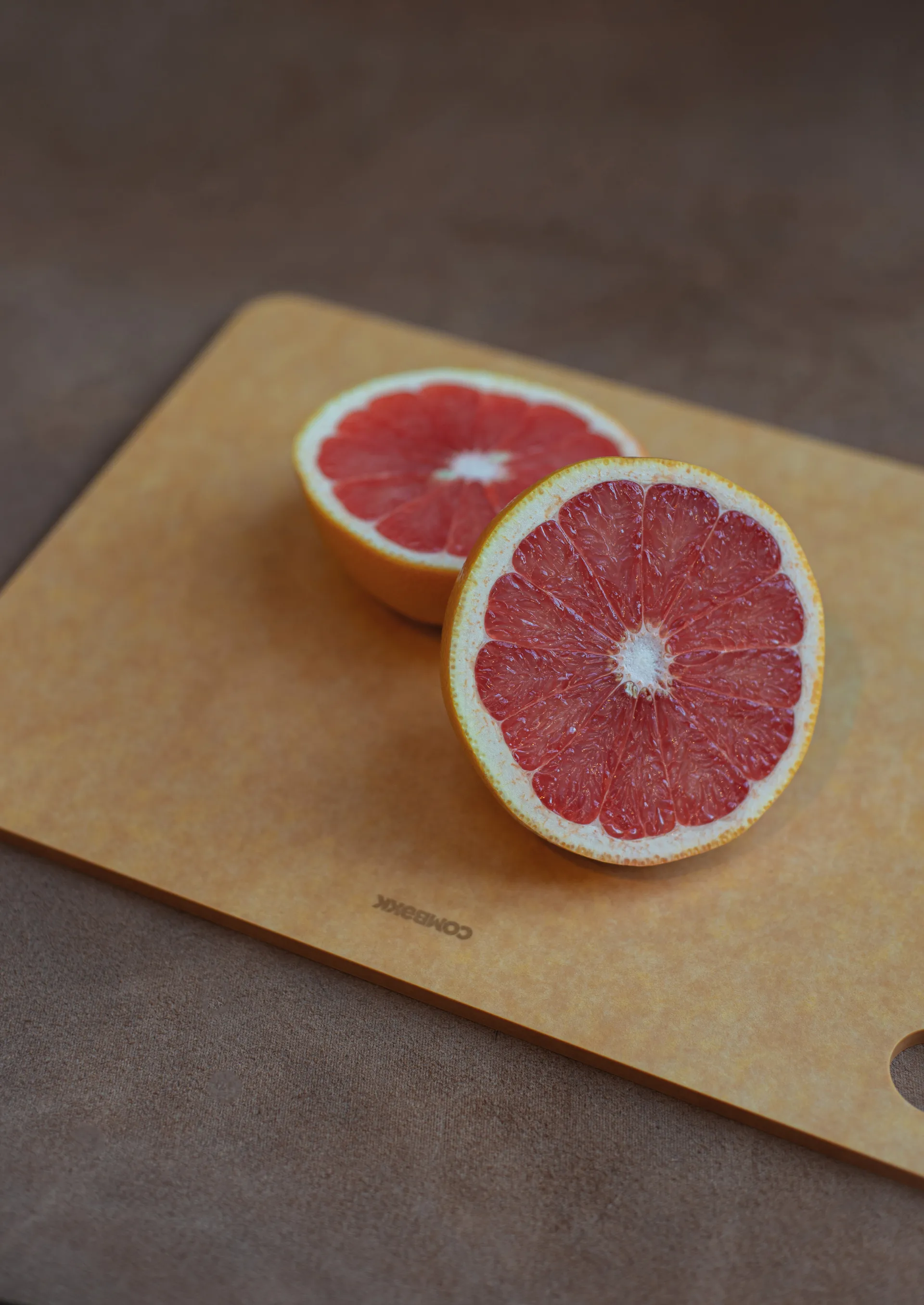 Combekk skærebræt træ 2-dele, Natural Combekk