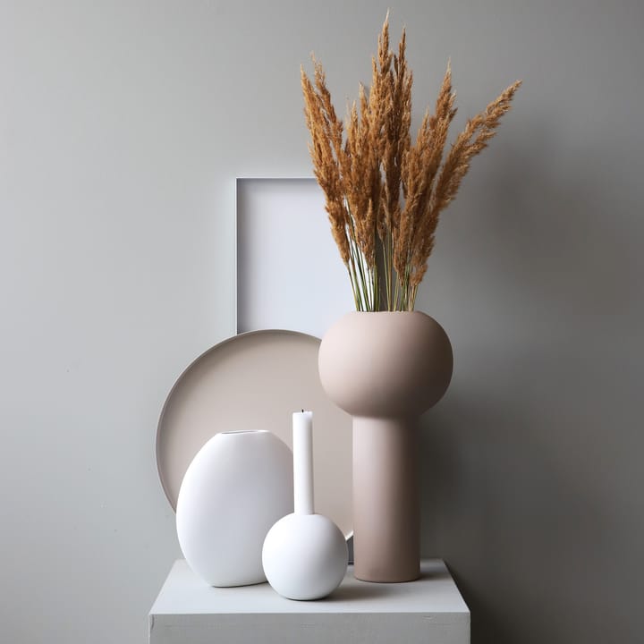 Ball lysestage 8 cm - white - Cooee Design