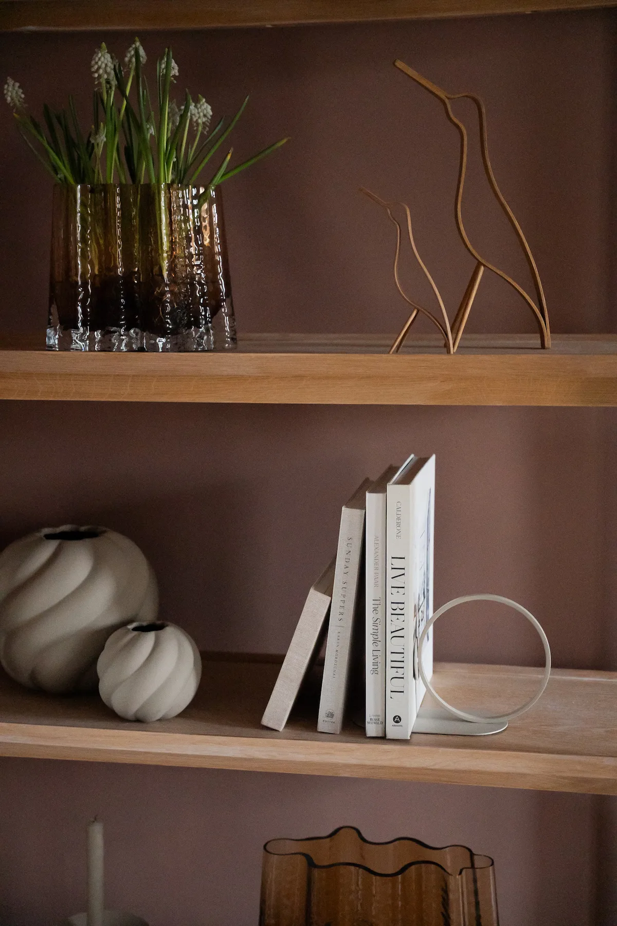 Book Ring bogstøtte 15 cm, Sand Cooee Design