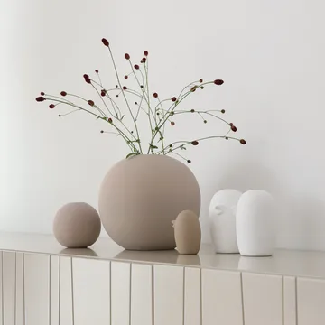 Ceramic Bird 12 cm - White - Cooee Design