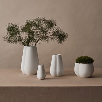 Clover vase 18 cm - White - Cooee Design