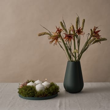 Clover vase 25 cm - Dark green - Cooee Design