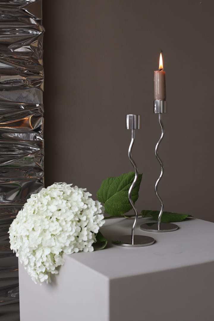 Curved lysestage 23 cm, Stainless Steel Cooee Design