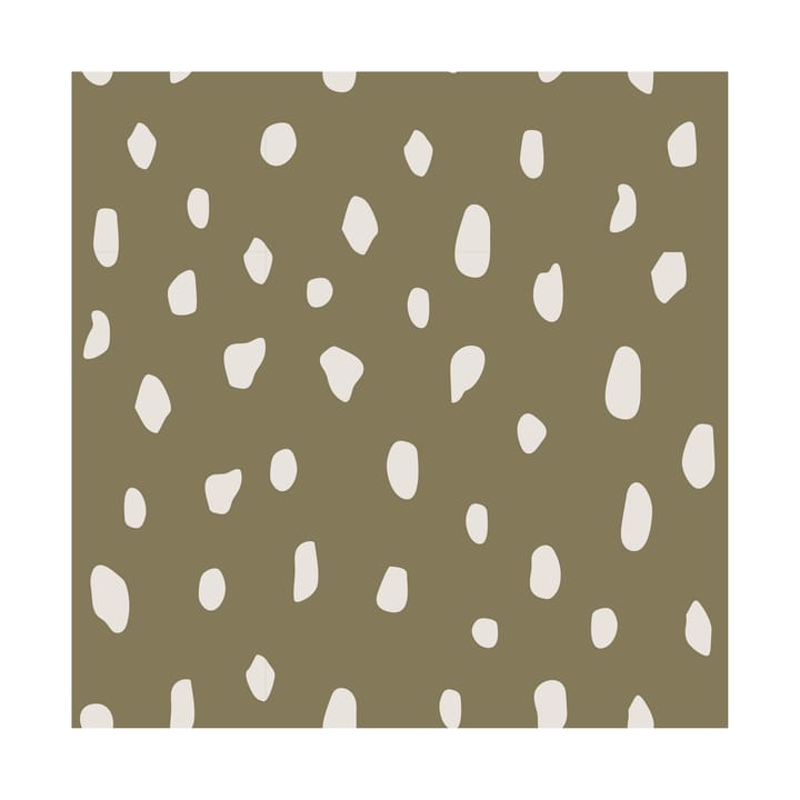 Dots servietter 33x33 cm 20-pak - Olive
 - Cooee Design