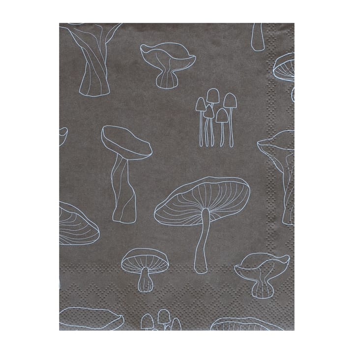 Fungi servietter 33x33 cm 20-pak - Hazelnut/White - Cooee Design