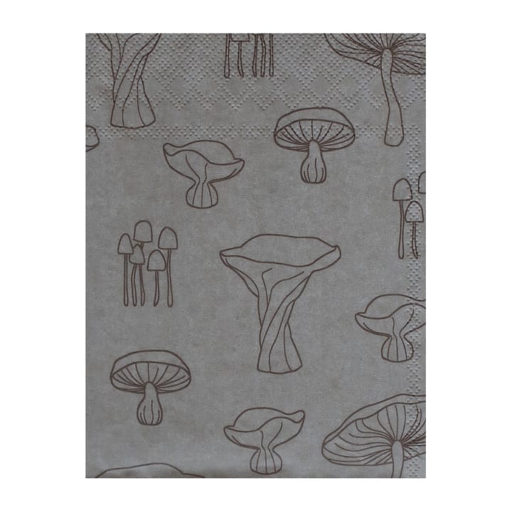 Fungi servietter 33x33 cm 20-pak - Sand/Hazelnut - Cooee Design