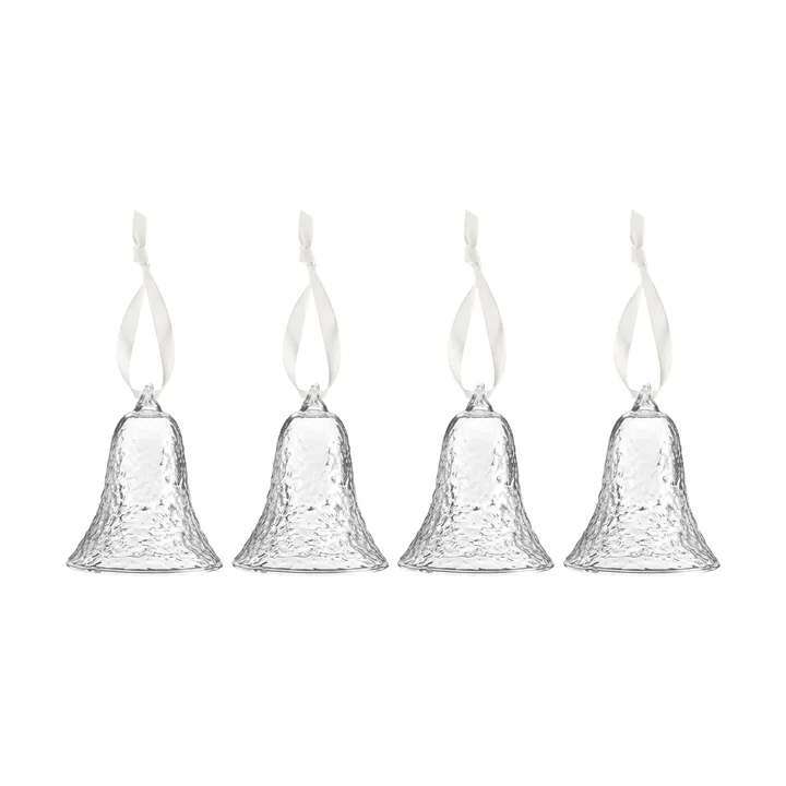 Gry bell klokke 8 cm - Clear - Cooee Design