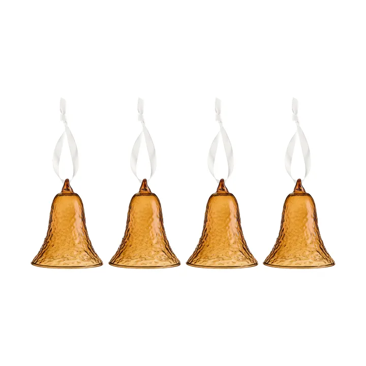 Gry bell klokke 8 cm - Cognac - Cooee Design