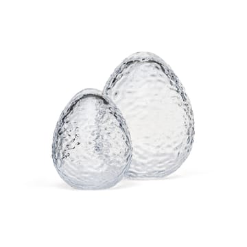 Gry stående æg 16 cm - Clear - Cooee Design