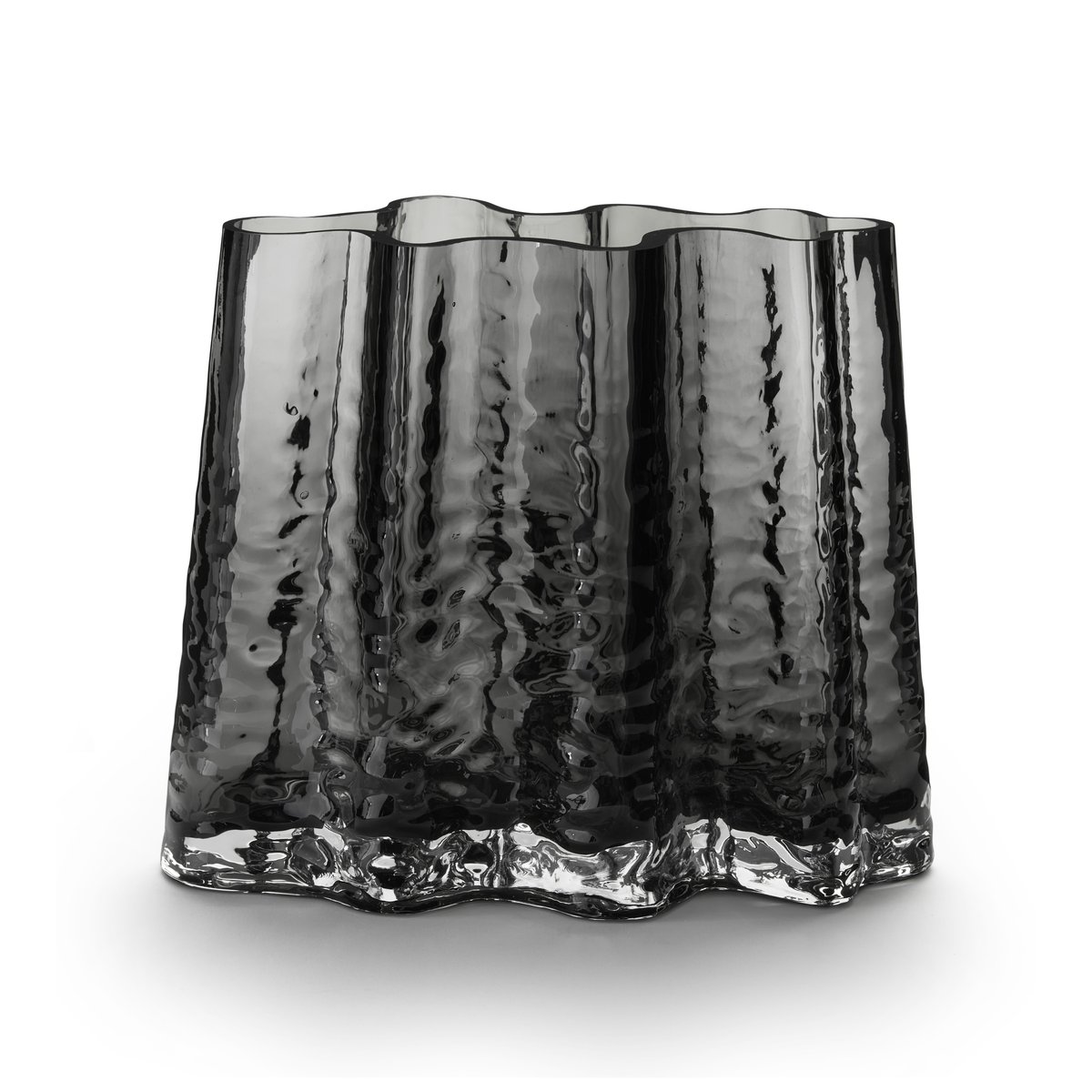 Cooee Design Gry wide vase 19 cm Smoke