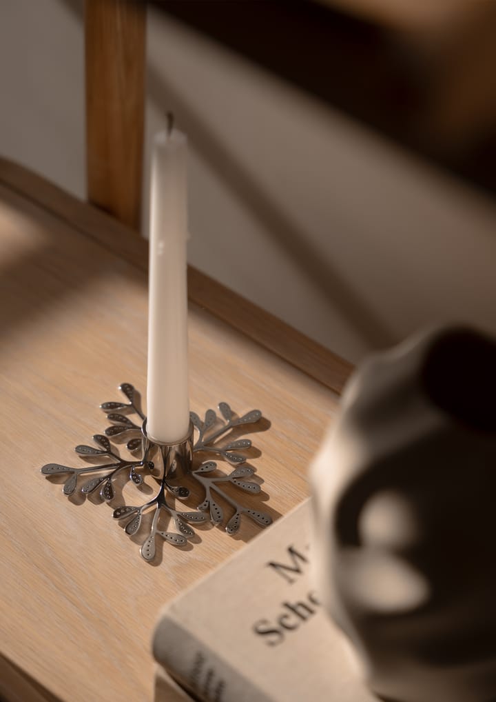 Mistletoe lysestage, Stainless steel Cooee Design