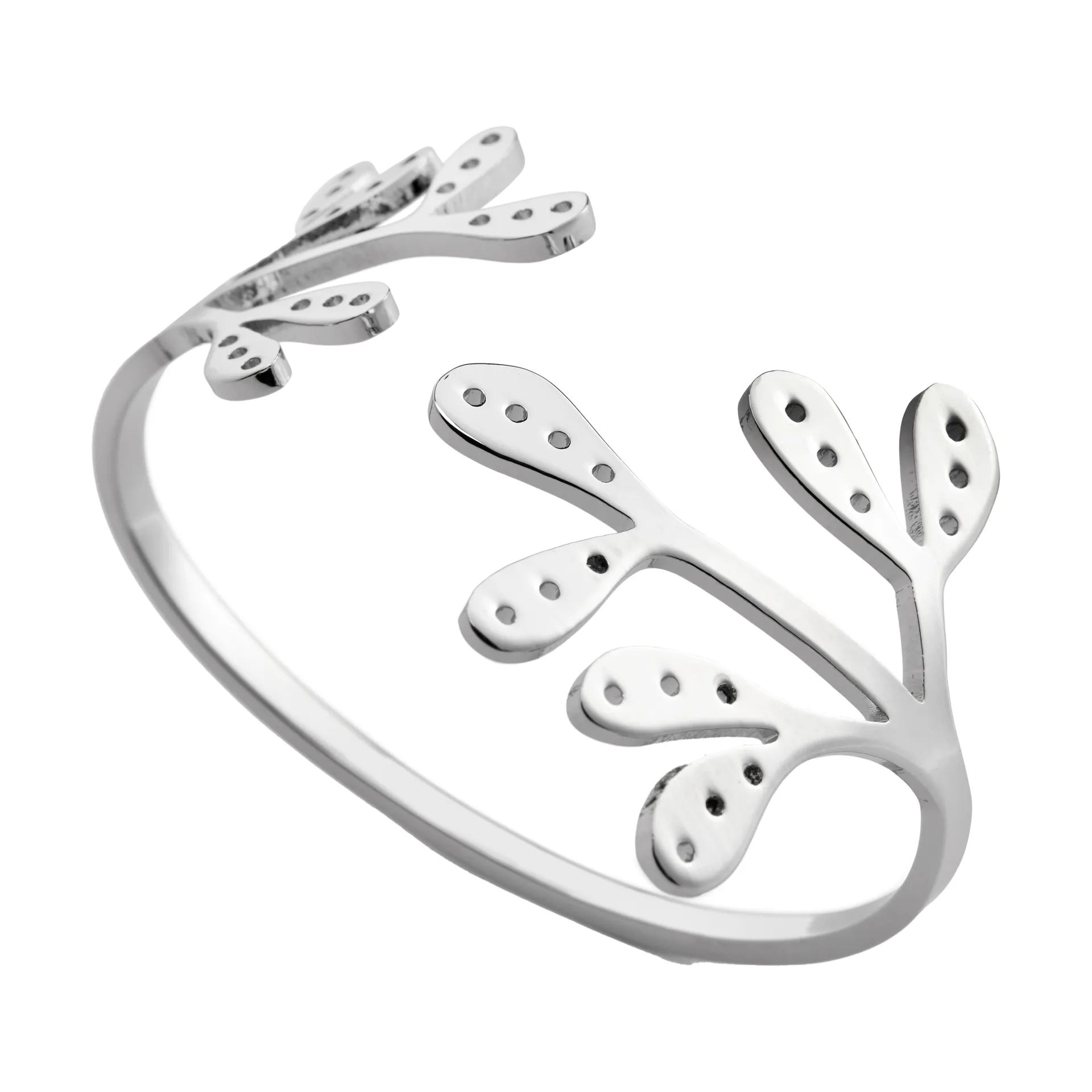 Mistletoe servietring 2-pak, Stainless Steel Cooee Design