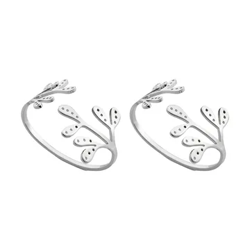 Mistletoe servietring 2-pak - Stainless Steel - Cooee Design