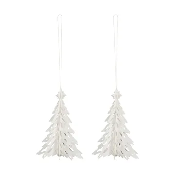Paper Pinetree dekorationsophæng 2 stk - Natural - Cooee Design